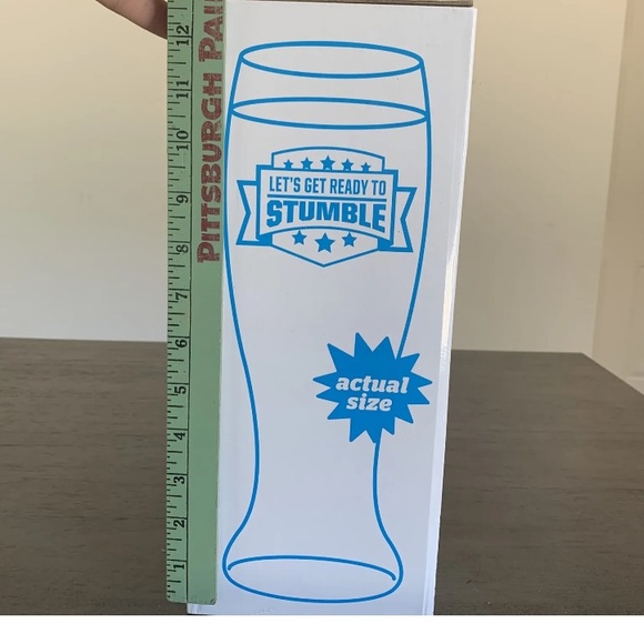 Dining Bigmouth Inc The Worlds Largest Beer Largest Beer Glass Xl 3